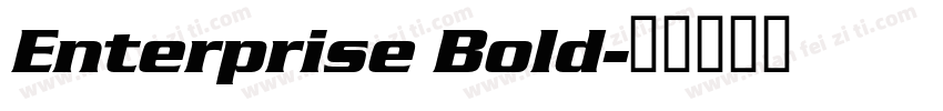 Enterprise Bold字体转换